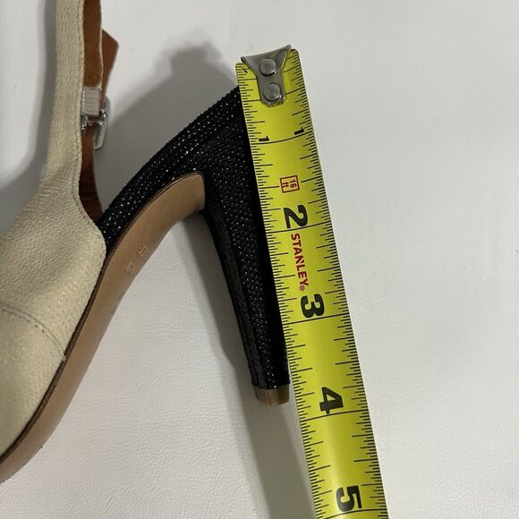 VIA SPIGA Sling Back Heels Square Heel Classy Sample Unique Women's US 6M - Picture 9 of 9